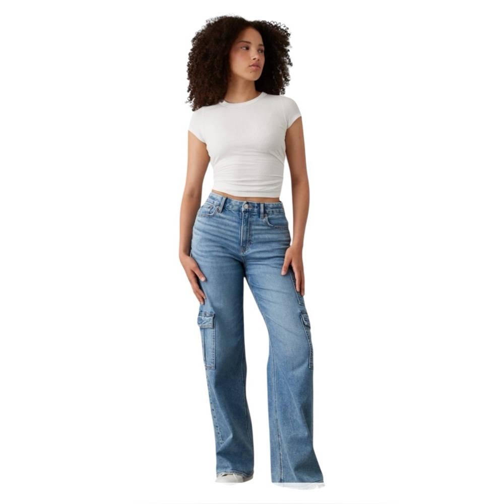 American Eagle Outfitters Light Blue Flare Jeans
